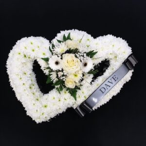 Aberdeen Funeral Florists | Funeral Flower Double Open Heart