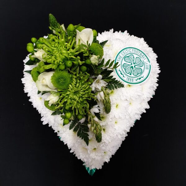 Aberdeen Funeral Florists | Funeral Flower Celtic FC Heart