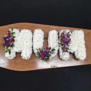 Aberdeen Funeral Florists | Funeral Flower MUM Letters