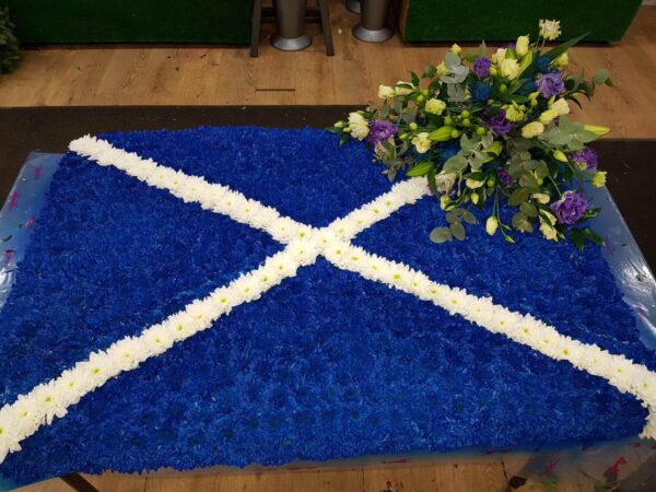 Aberdeen Funeral Florists | Funeral Scottish Flag